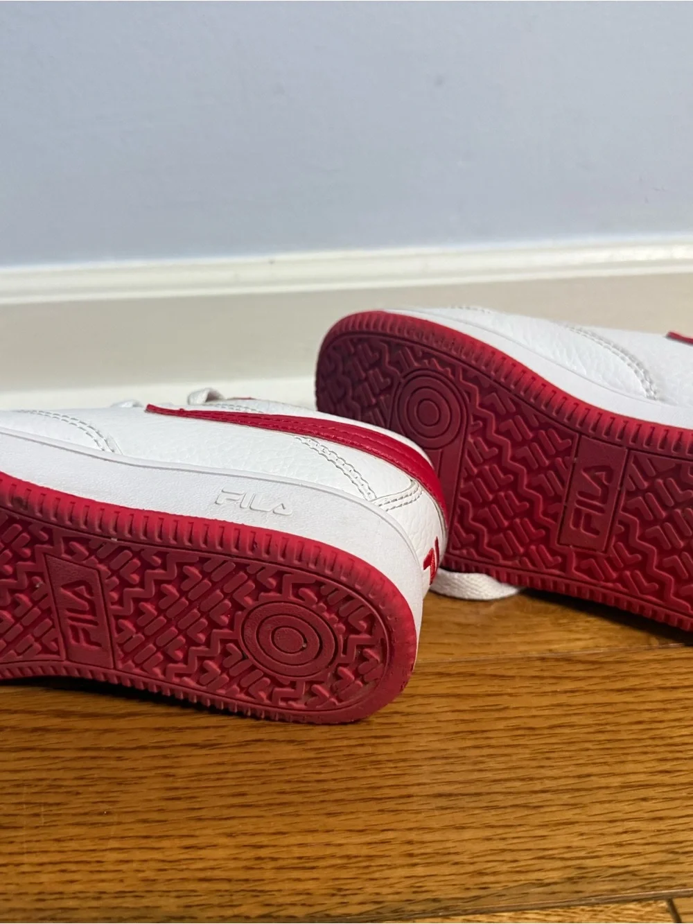 Fila white leather